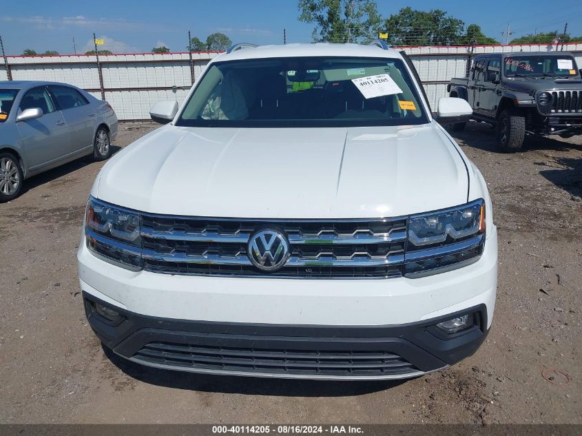 2019 Volkswagen Atlas 3.6L V6 Se VIN: 1V2DR2CA1KC565719 Lot: 40114205