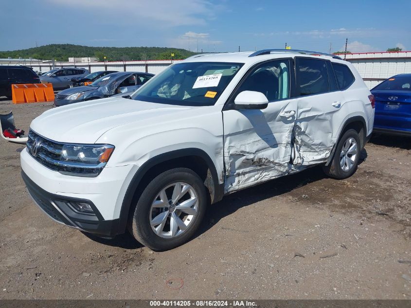 1V2DR2CA1KC565719 2019 VOLKSWAGEN ATLAS - Image 2