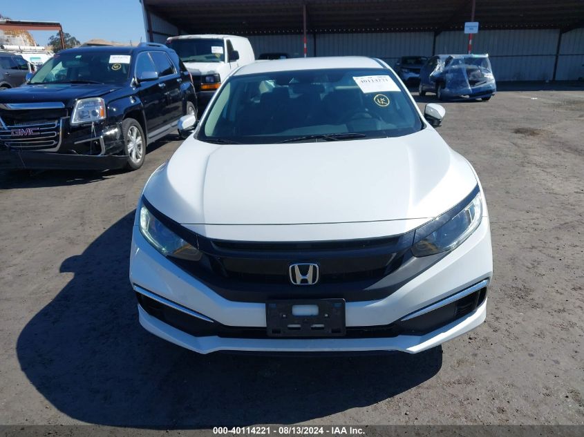 2019 Honda Civic Lx VIN: 19XFC2F61KE205331 Lot: 40114221