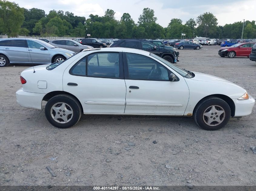 2001 Chevrolet Cavalier VIN: 1G1JC524817402861 Lot: 40114297