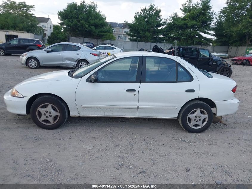 2001 Chevrolet Cavalier VIN: 1G1JC524817402861 Lot: 40114297