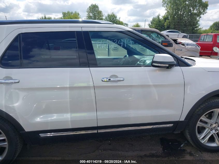 2017 Ford Explorer Limited VIN: 1FM5K8F82HGE34933 Lot: 40114319