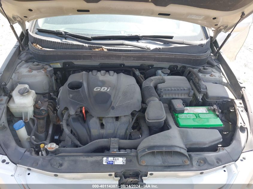 2013 Hyundai Sonata Gls VIN: 5NPEB4AC7DH766610 Lot: 40114387