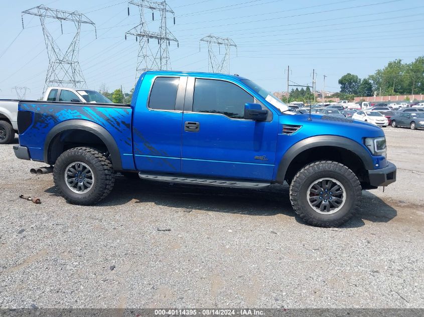 2011 Ford F-150 Svt Raptor VIN: 1FTEX1R68BFD36607 Lot: 40114395