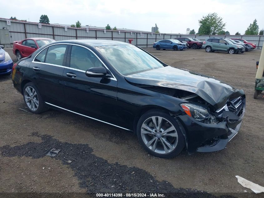 55SWF4JB7FU057448 2015 MERCEDES-BENZ C CLASS - Image 1