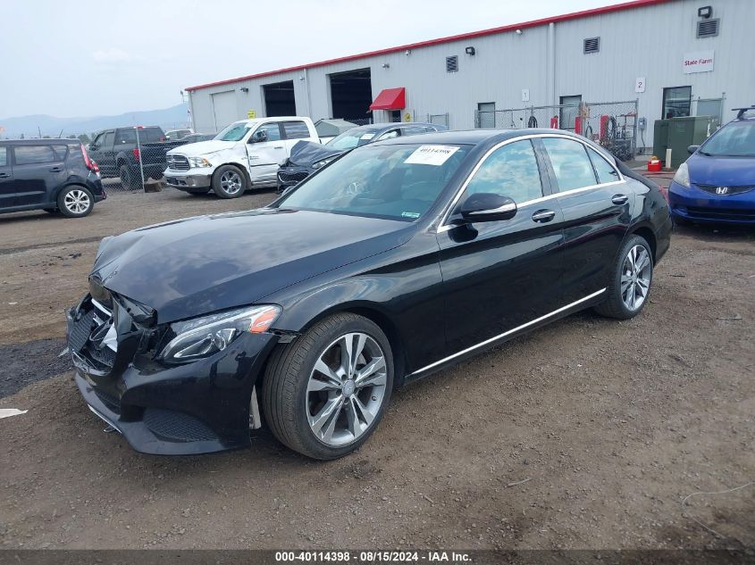 55SWF4JB7FU057448 2015 MERCEDES-BENZ C CLASS - Image 2