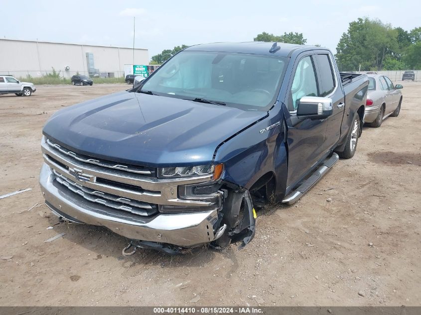 2019 Chevrolet Silverado 1500 Ltz VIN: 1GCRYGED0KZ262393 Lot: 40114410