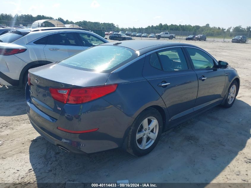 2015 Kia Optima Lx VIN: KNAGM4A77F5535695 Lot: 40114433