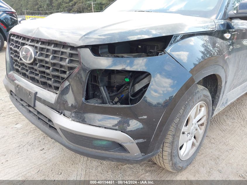 2022 Hyundai Venue Se VIN: KMHRB8A36NU177656 Lot: 40114451