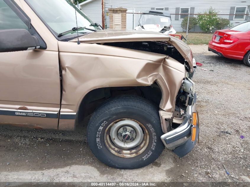 1997 GMC Sierra 1500 Sl Wideside VIN: 1GTEC14M3VZ545774 Lot: 40114497