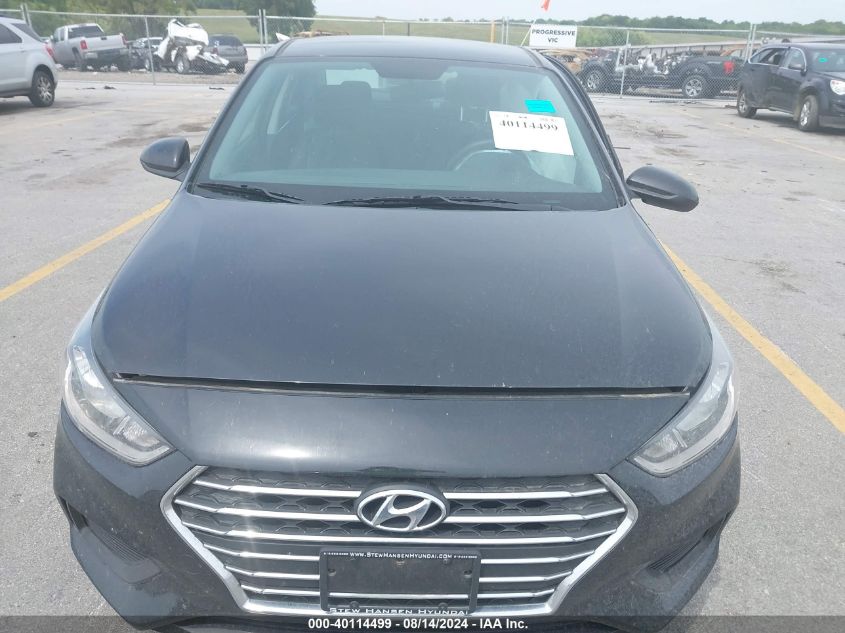 2022 Hyundai Accent Se VIN: 3KPC24A66NE174137 Lot: 40114499