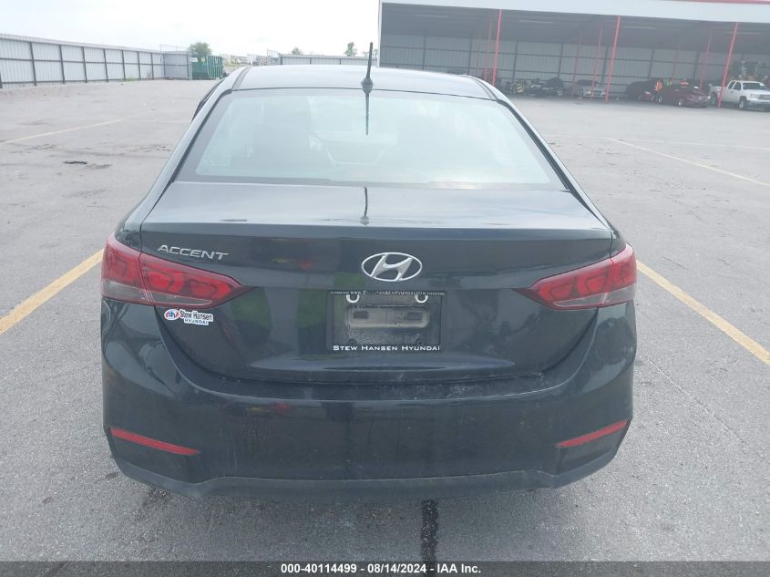 2022 Hyundai Accent Se VIN: 3KPC24A66NE174137 Lot: 40114499