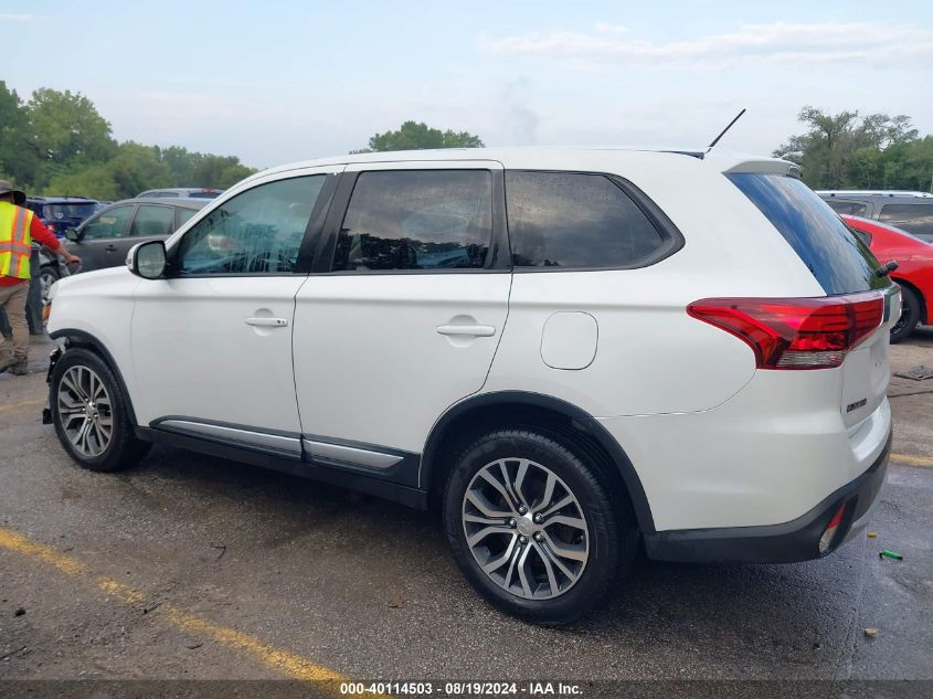 2016 Mitsubishi Outlander Se VIN: JA4AZ3A39GZ055664 Lot: 40114503