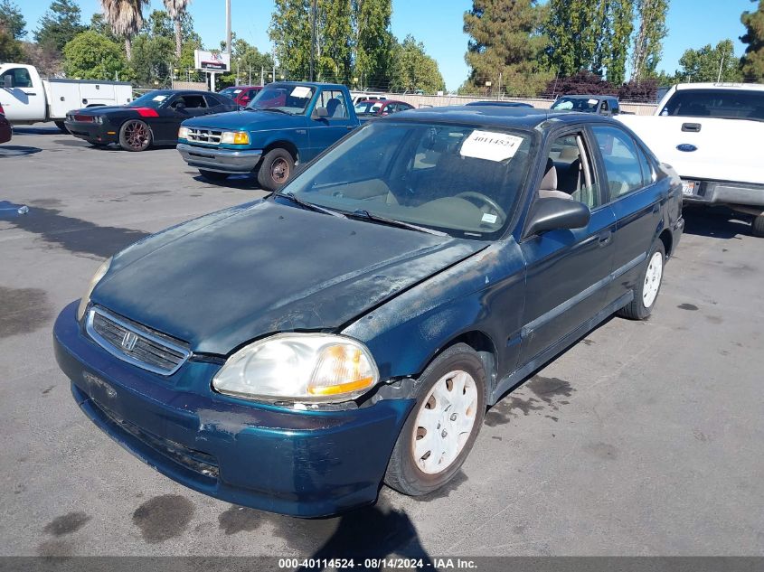 1998 Honda Civic Dx VIN: JHMEJ6621WS007307 Lot: 40114524