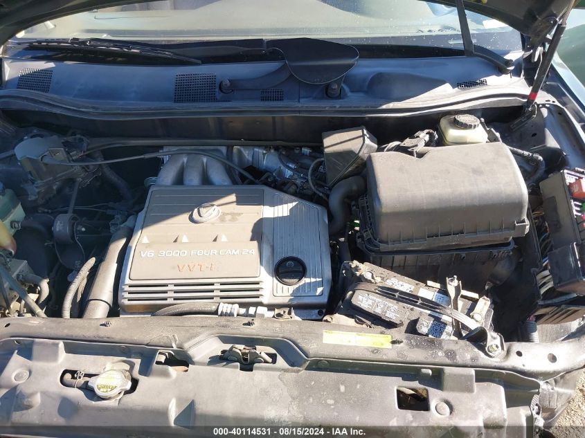 2002 Lexus Rx 300 VIN: JTJHF10U520275325 Lot: 40114531