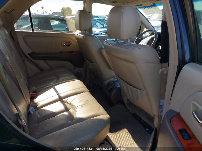 2002 Lexus Rx 300 VIN: JTJHF10U520275325 Lot: 40114531