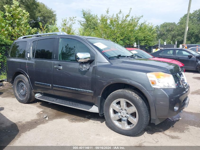 2012 Nissan Armada Platinum VIN: 5N1BA0NE1CN607067 Lot: 40114611