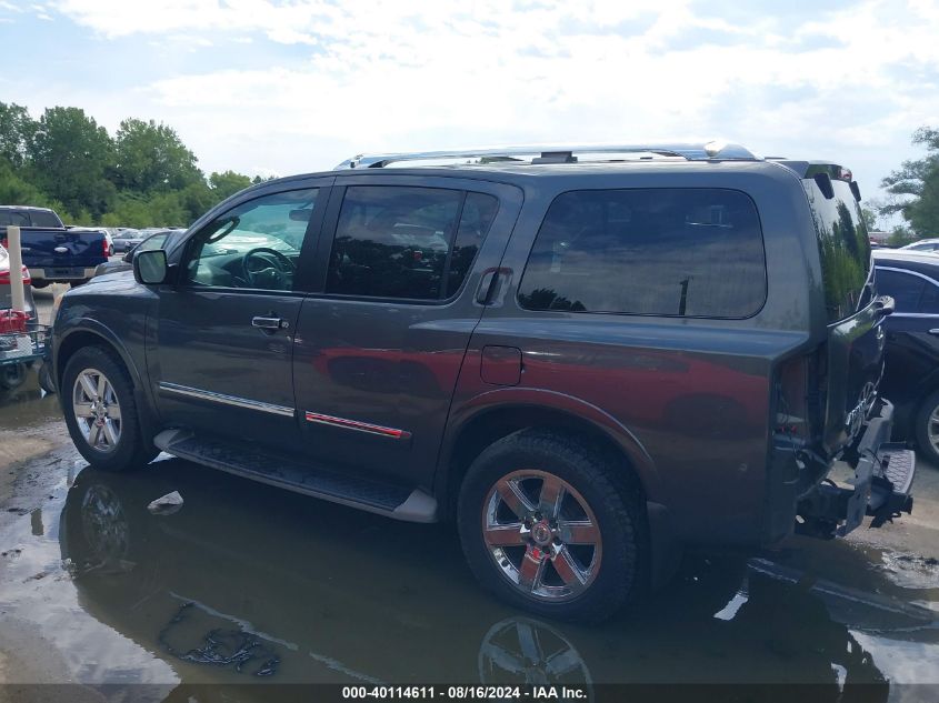 2012 Nissan Armada Platinum VIN: 5N1BA0NE1CN607067 Lot: 40114611