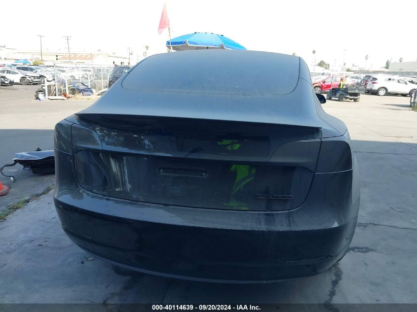 2023 Tesla Model 3 Performance Dual Motor All-Wheel Drive VIN: 5YJ3E1EC3PF465035 Lot: 40114639