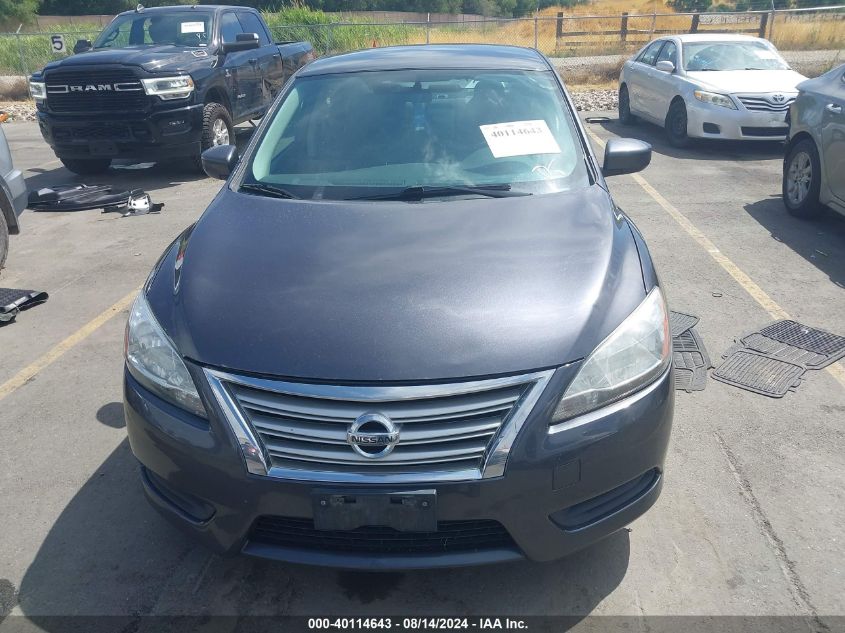 2014 Nissan Sentra Sv VIN: 3N1AB7AP9EL657332 Lot: 40114643