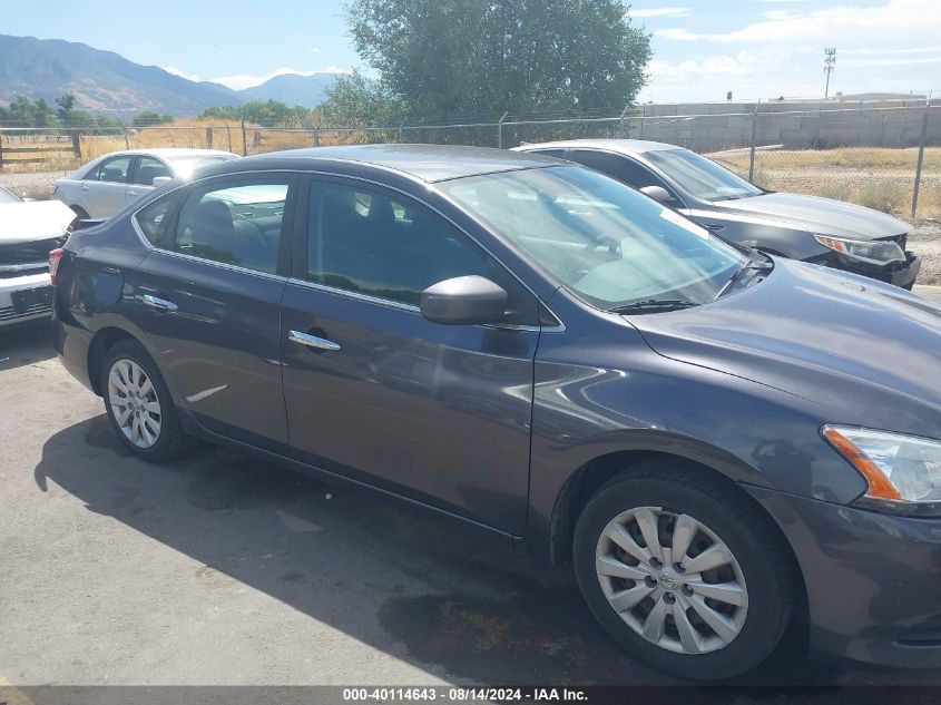 2014 Nissan Sentra Sv VIN: 3N1AB7AP9EL657332 Lot: 40114643