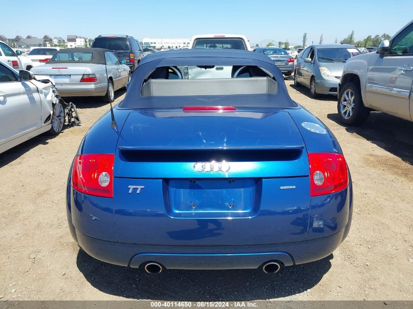 2003 Audi Tt 1.8L VIN: TRUUT28N031008446 Lot: 40114650