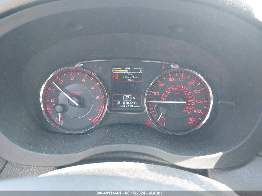 2015 SUBARU WRX LIMITED - JF1VA1G66F8811577