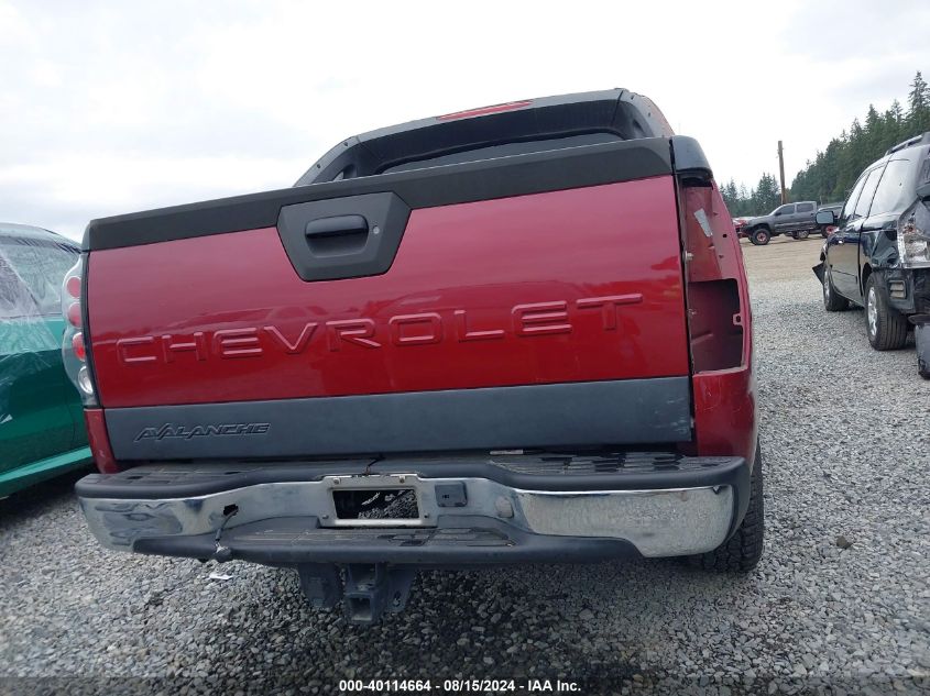 2004 Chevrolet Avalanche 1500 VIN: 3GNEK12T34G318569 Lot: 40114664