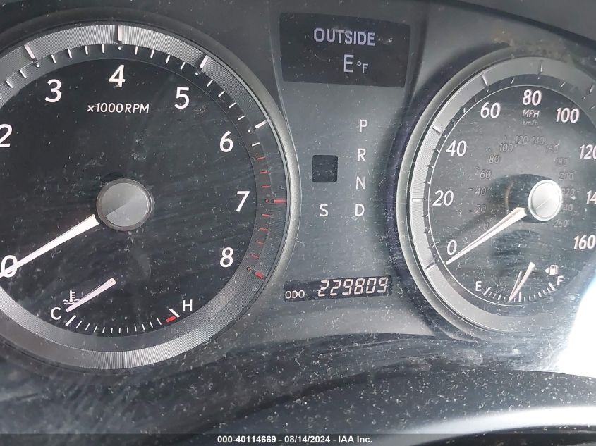 2009 Lexus Es 350 VIN: JTHBJ46G392320169 Lot: 40114669