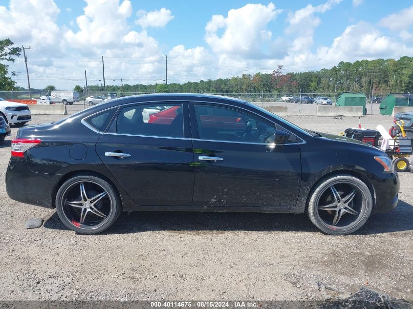 2015 Nissan Sentra S VIN: 3N1AB7APXFY296777 Lot: 40114675