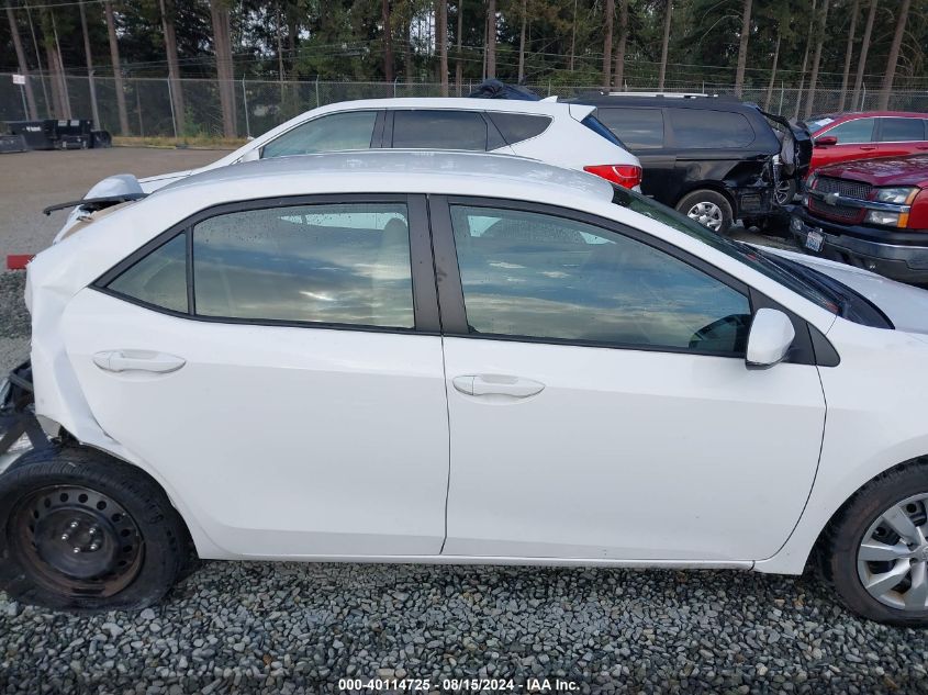 2015 Toyota Corolla Le VIN: 2T1BURHEXFC412524 Lot: 40114725