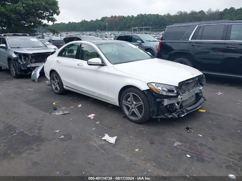 55SWF4KB4GU151013 2016 MERCEDES-BENZ C CLASS - Image 1