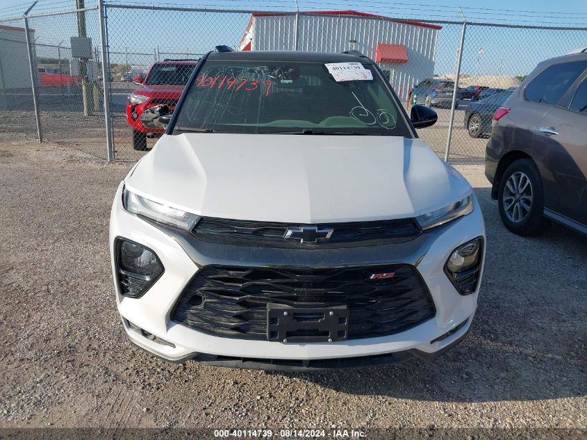 2022 Chevrolet Trailblazer Fwd Rs VIN: KL79MTSL8NB121081 Lot: 40114739