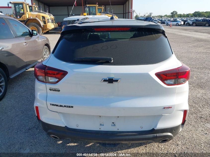 2022 Chevrolet Trailblazer Fwd Rs VIN: KL79MTSL8NB121081 Lot: 40114739