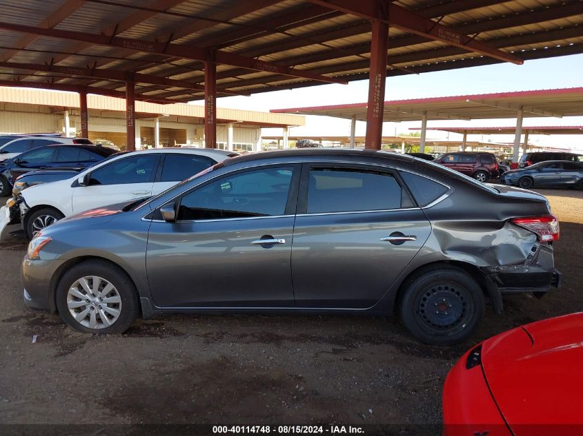 2015 Nissan Sentra S/Sv/Sr/Sl VIN: 3N1AB7AP4FY309765 Lot: 40114748