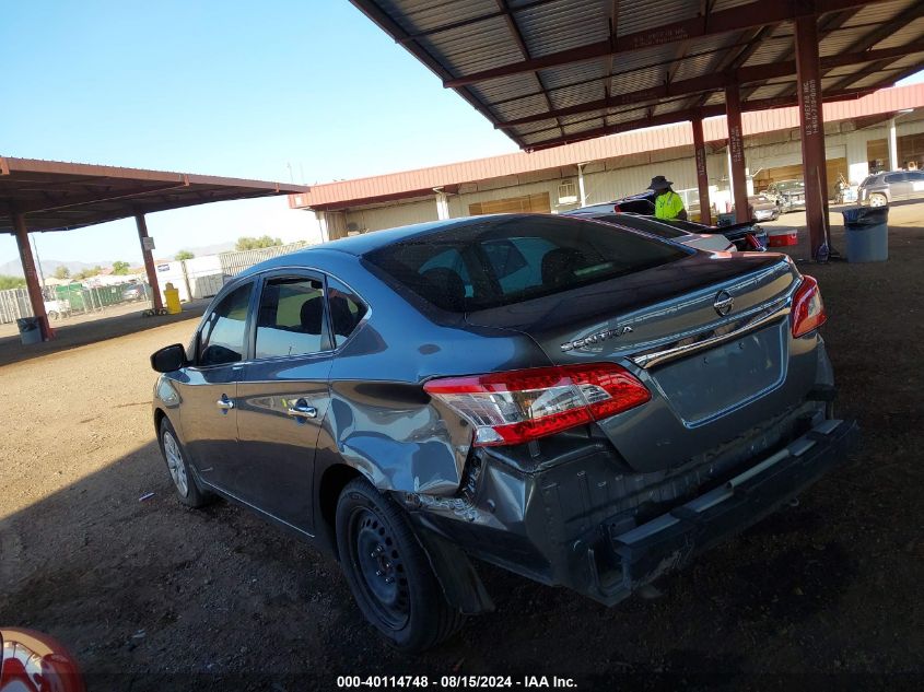 2015 Nissan Sentra S/Sv/Sr/Sl VIN: 3N1AB7AP4FY309765 Lot: 40114748