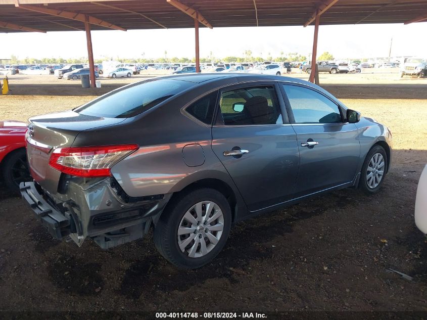 2015 Nissan Sentra S/Sv/Sr/Sl VIN: 3N1AB7AP4FY309765 Lot: 40114748