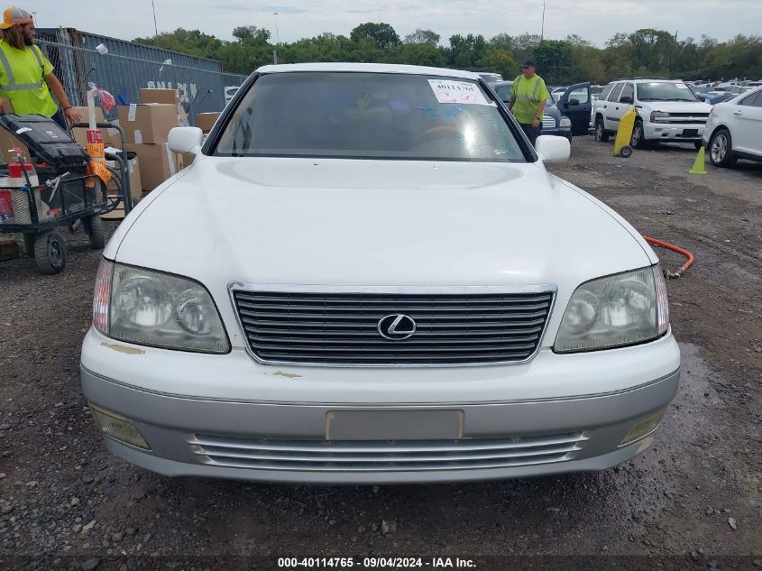 2000 Lexus Ls 400 VIN: JT8BH28F2Y0178797 Lot: 40114765