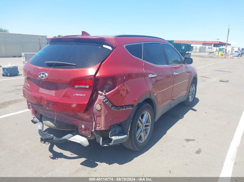 2017 Hyundai Santa Fe Sport 2.4L VIN: 5XYZU3LB1HG388534 Lot: 40114774