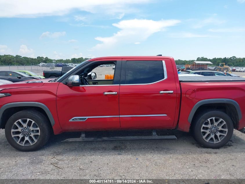 2023 Toyota Tundra Crewmax Platinum/Crewmax 1794 VIN: 5TFMC5AB5PX002608 Lot: 40114781