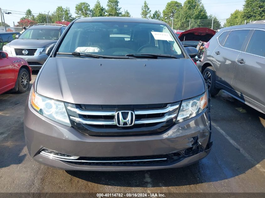 2014 Honda Odyssey Ex-L VIN: 5FNRL5H66EB058093 Lot: 40114782