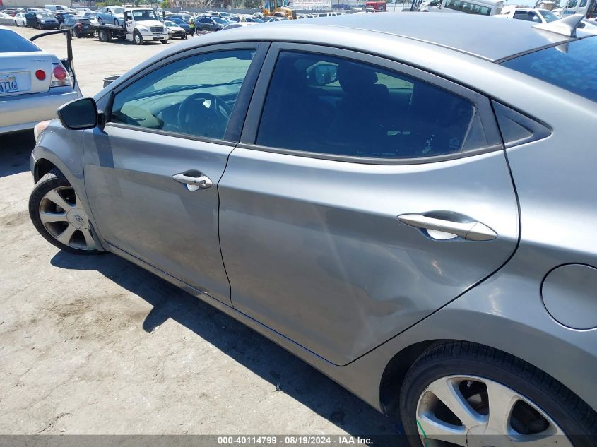 2013 Hyundai Elantra Limited VIN: 5NPDH4AE5DH207746 Lot: 40114799