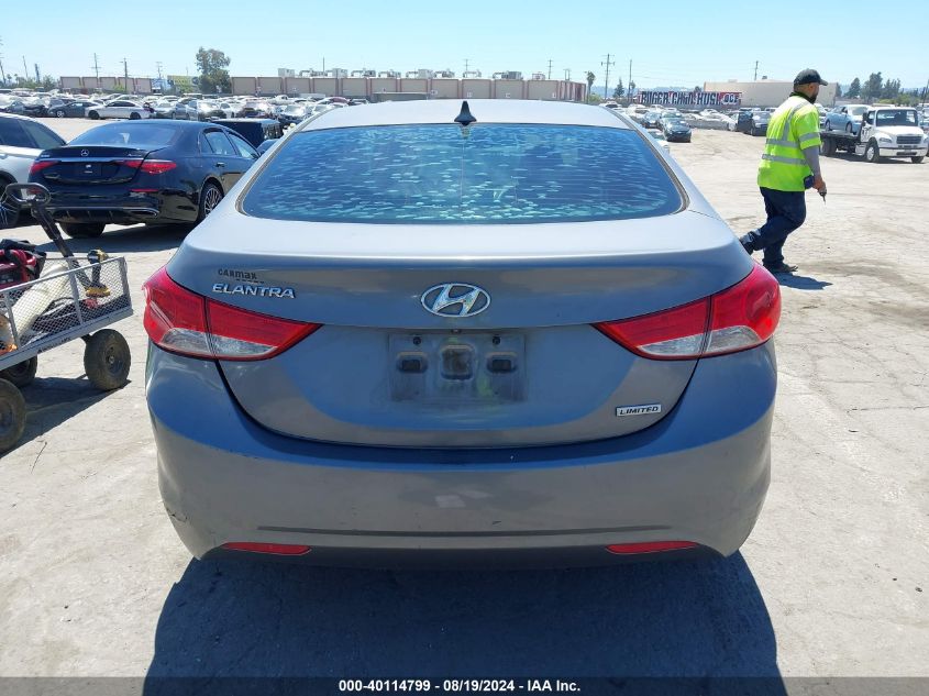 2013 Hyundai Elantra Limited VIN: 5NPDH4AE5DH207746 Lot: 40114799
