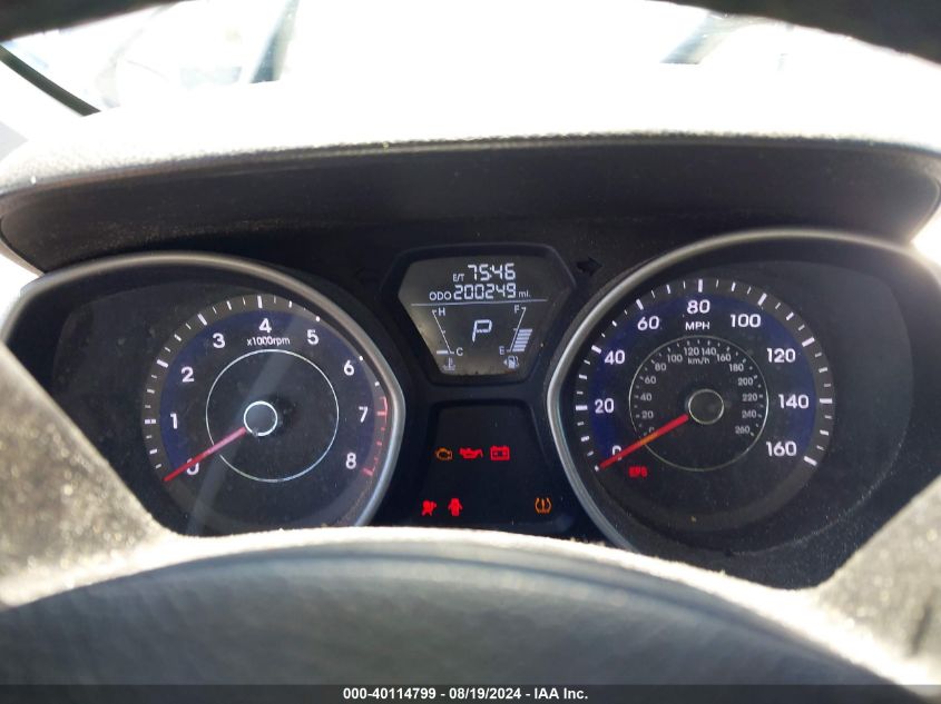 2013 Hyundai Elantra Limited VIN: 5NPDH4AE5DH207746 Lot: 40114799