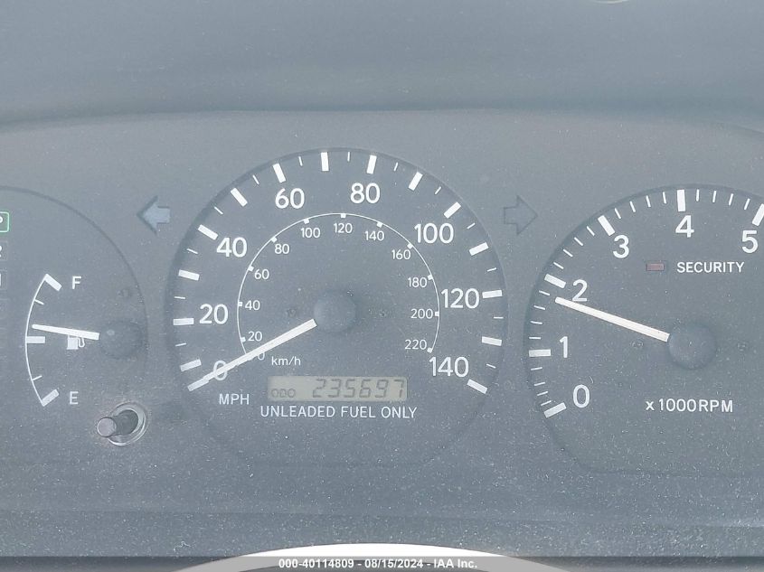 1999 Toyota Camry Xle V6 VIN: JT2BF28K5X0230791 Lot: 40114809