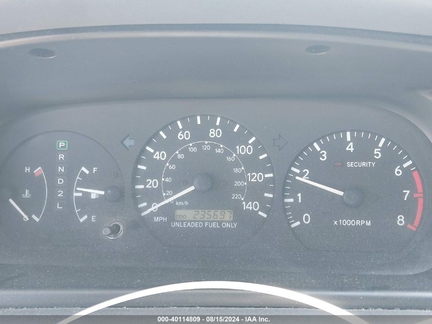 1999 Toyota Camry Xle V6 VIN: JT2BF28K5X0230791 Lot: 40114809