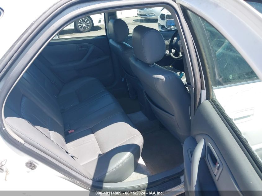 1999 Toyota Camry Xle V6 VIN: JT2BF28K5X0230791 Lot: 40114809