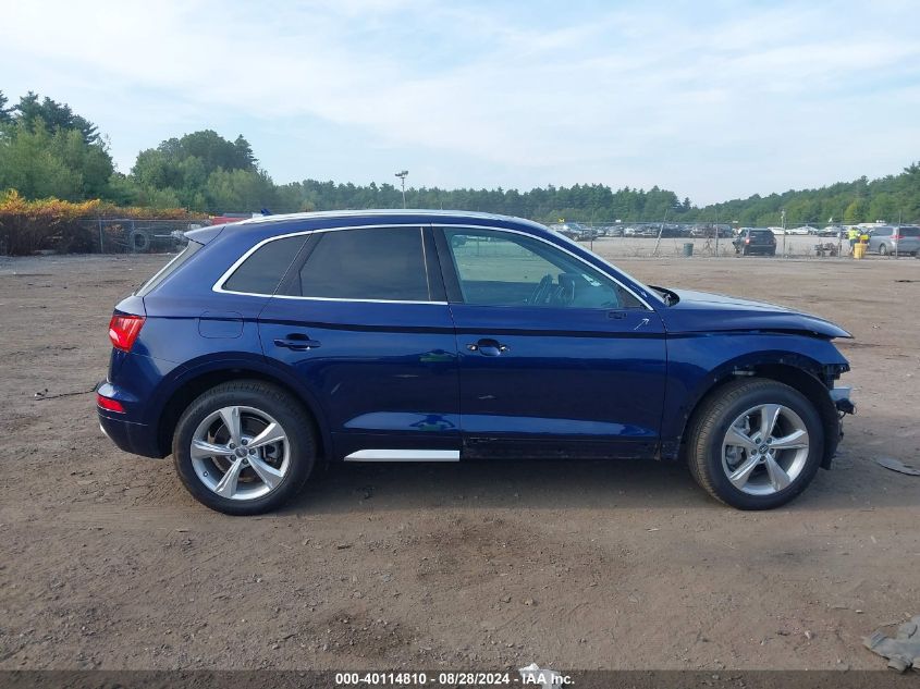 2020 Audi Q5 Premium Plus 45 Tfsi Quattro S Tronic VIN: WA1BNAFY8L2082396 Lot: 40114810