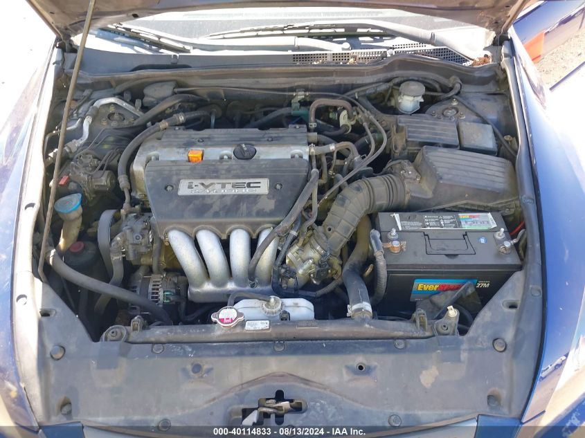 2004 Honda Accord 2.4 Lx VIN: 1HGCM56324A170586 Lot: 40114833