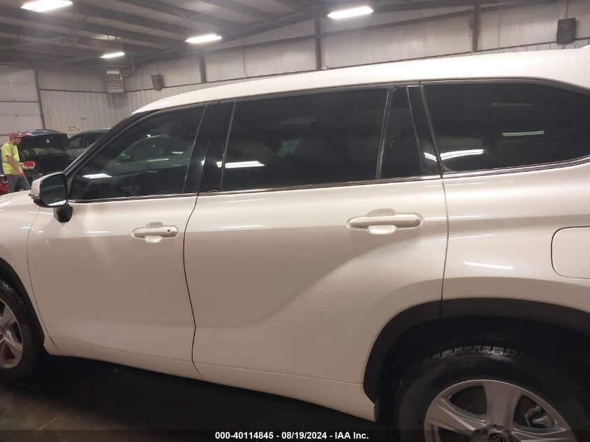 2021 Toyota Highlander Le VIN: 5TDZZRAH6MS050054 Lot: 40114845